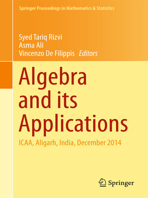 cover image of Algebra and its Applications